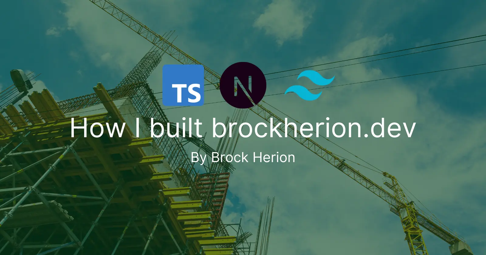 How I built brockherion.dev