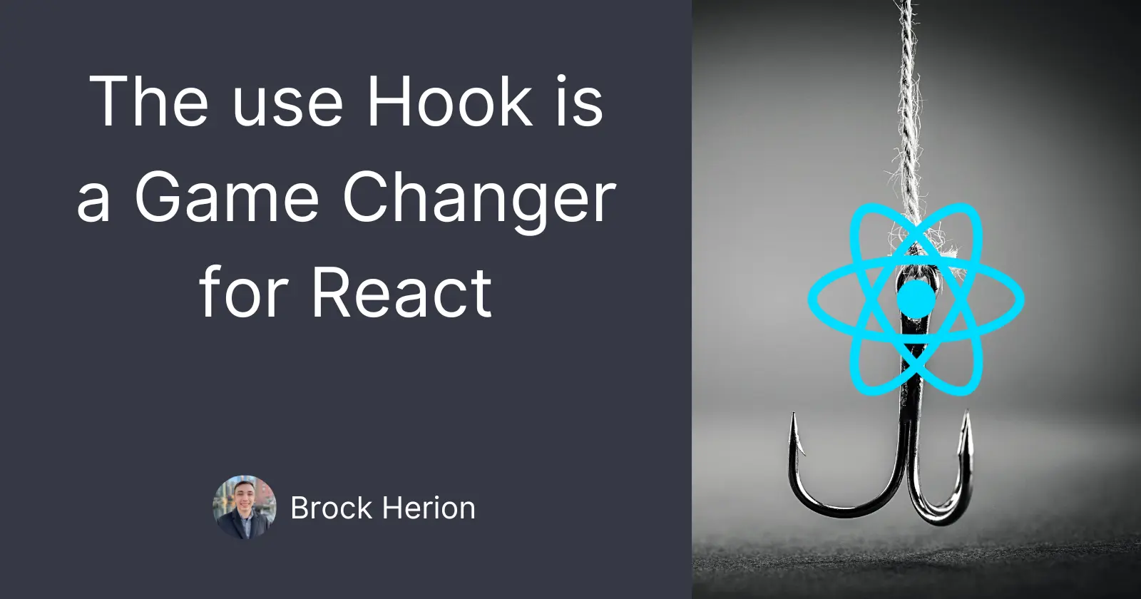 The use hook is a game changer for React